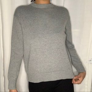 H&M Grey Crew Neck Sweater- Size Large
